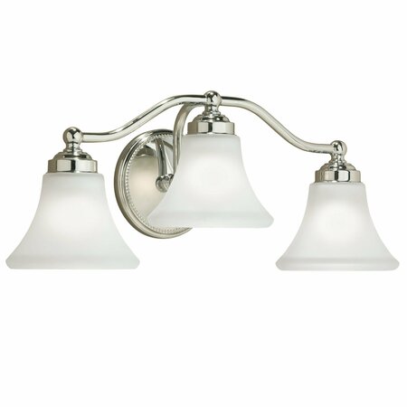 NORWELL Soleil Indoor Wall Sconce - Chrome 9663-CH-FL